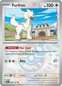 Furfrou (Master Ball Pattern) - SV: Prismatic Evolutions- Near Mint