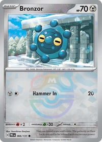 Bronzor (Master Ball Pattern) - SV: Prismatic Evolutions- Near Mint
