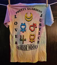 Image 2 of Sailor Moon tie dye Pretty Guardian t-shirt, XS