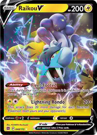 Raikou V - SWSH09: Brilliant Stars- Near Mint