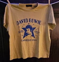 David Bowie Carnegie Hall cap sleeve t-shirt, L