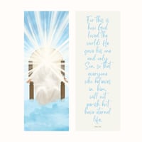 On the throne bookmark