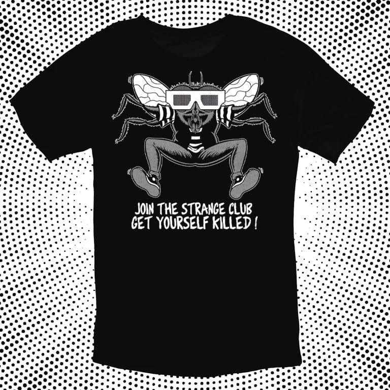 Image of STRANGE CLUB FLY T SHIRT 