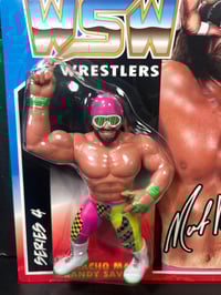 Image 2 of **IN STOCK** MACHO MAN RANDY SAVAGE WRESTLE-SOMETHING WRESTLERS SERIES 4 FIGURE