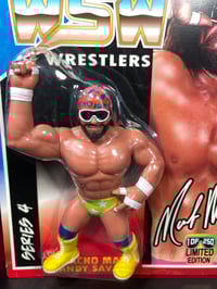 Image 2 of **in stock** 1 of 250 MACHO MAN RANDY SAVAGE WRESTLE-SOMETHING WRESTLERS SERIES 4 FIGURE