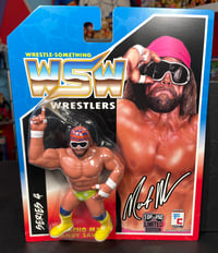 Image 2 of **in stock** BUNDLE MACHO MAN RANDY SAVAGE WRESTLE-SOMETHING WRESTLERS SERIES 4 FIGURE