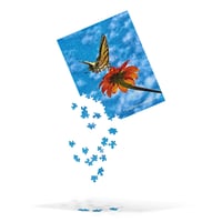 Image 3 of Swallowtail Butterfly on Tithonia Bloom - Jigsaw Puzzle - 252 Pieces