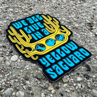 Image 3 of Yellow Saguaro Sticker