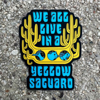 Image 1 of Yellow Saguaro Sticker