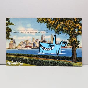 Image of Vintage NYC Skyline