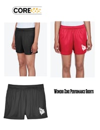 LADIES  CORE365 PERFORMANCE ZONE SHORTS