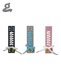 Image 4 of Denim Snap Shoelance Wristband 