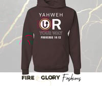 Image 2 of Yahweh Or Your Way - Custom Hoodie | FaithWear Christian Apparel