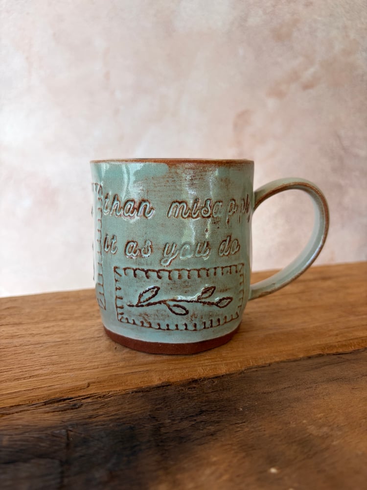 Image of Stitched 'Emma' Mug- 2