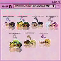 Image 4 of Bizarre Heads Ship Keychains