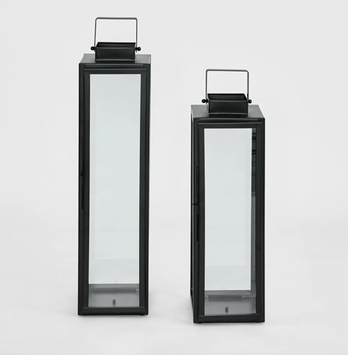 Image of Outdoor Lantern - Lexington - Black