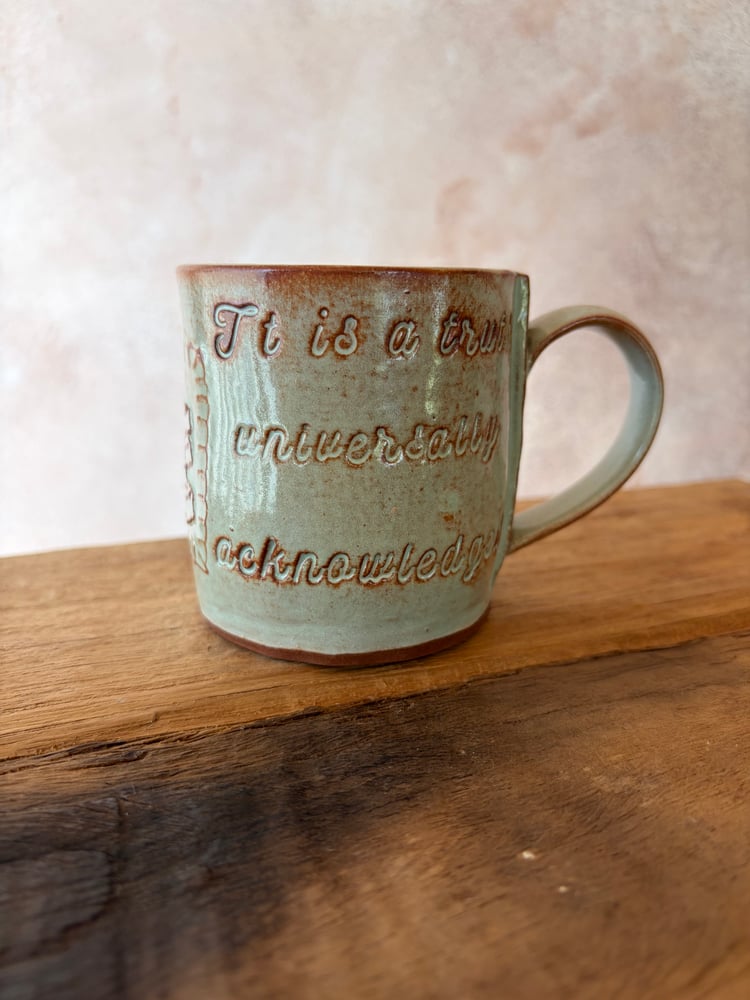 Image of Stitched 'Pride and Prejudice' Mug- 2