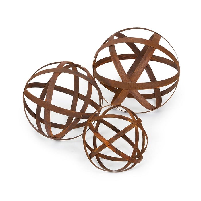 Image of Iron Strap Ball set of 3