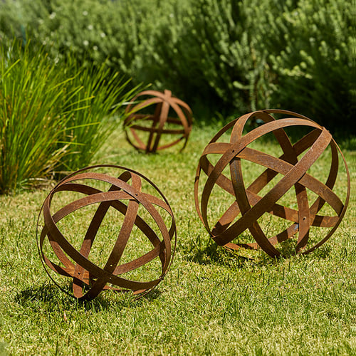 Image of Iron Strap Ball set of 3