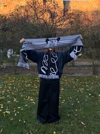 Scarf Mouse black / white 