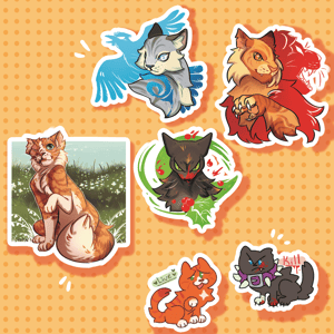 Warrior Cat Stickers