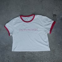 Image 5 of Ringer tee girls white
