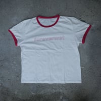 Image 1 of Ringer tee mens white