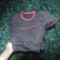 Image 1 of Ringer tee mens balck