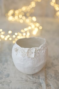 Image 2 of Raw Florals Porcelain Vase