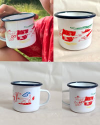 Emaille Tasse 