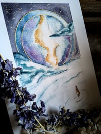 Image 1 of - PRINT - </br> Our Planet Week Aquarelle </br> <FONT size="4pt">14,8x21cm</FONT>