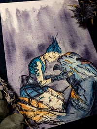 Image 1 of - PRINT - </br> Arcane (2 versions) </br> <FONT size="4pt">21x29cm</FONT>