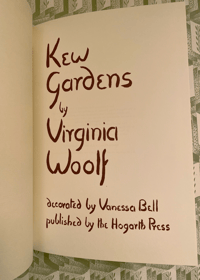 Image 2 of Kew gardens by Virginia Woolf with illustrations by Vanessa Bell