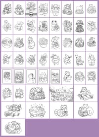 Image 2 of CATS Colouring Book - Digital Download