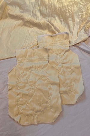 Image of Silk covered hot water bottle