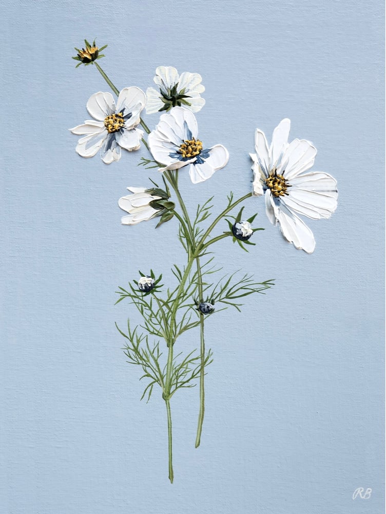 Image of Cosmos On Blue - Giclée Print