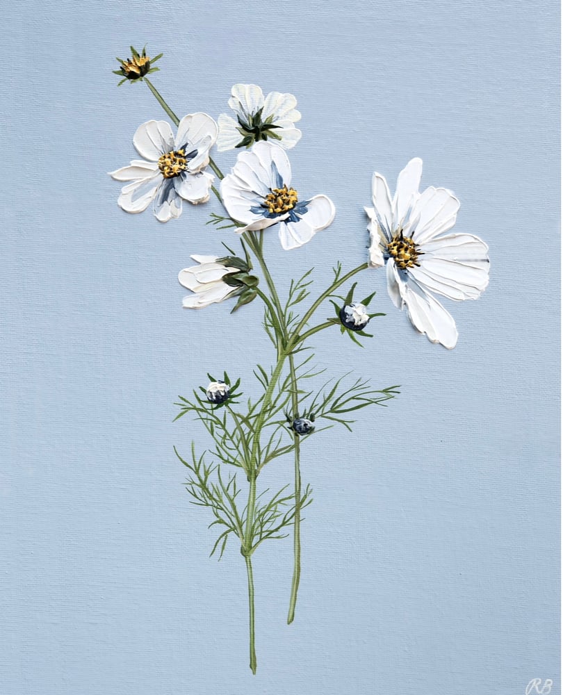 Image of Cosmos On Blue - Giclée Print