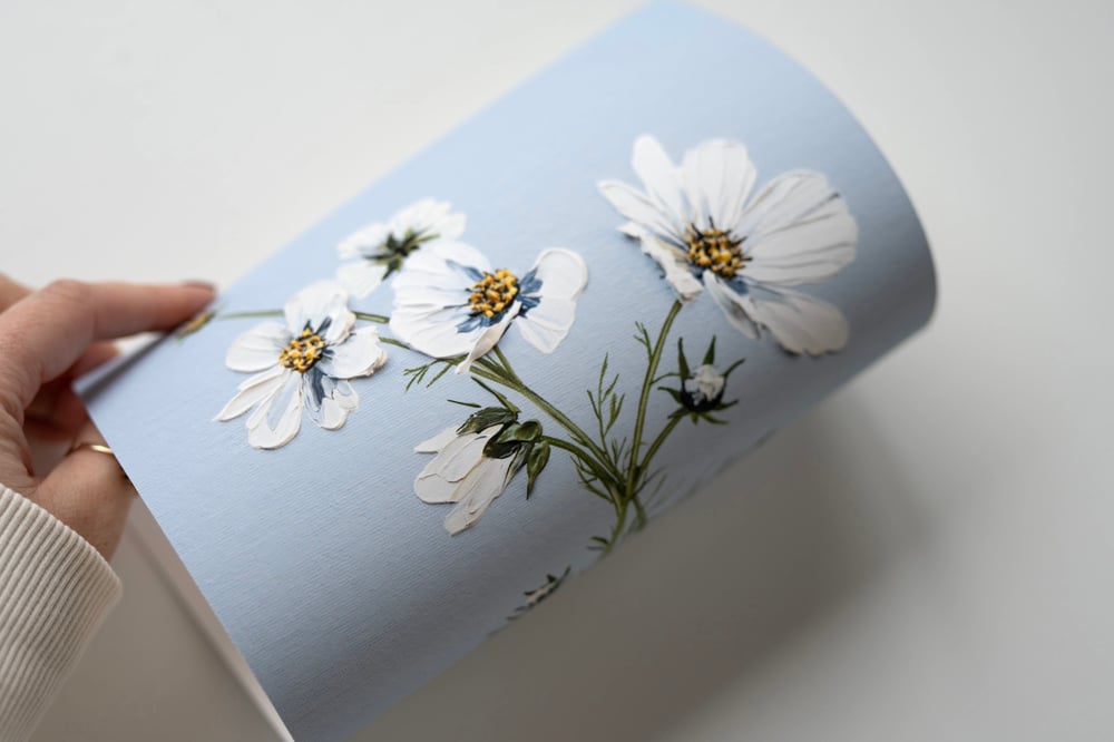 Image of Cosmos On Blue - Giclée Print