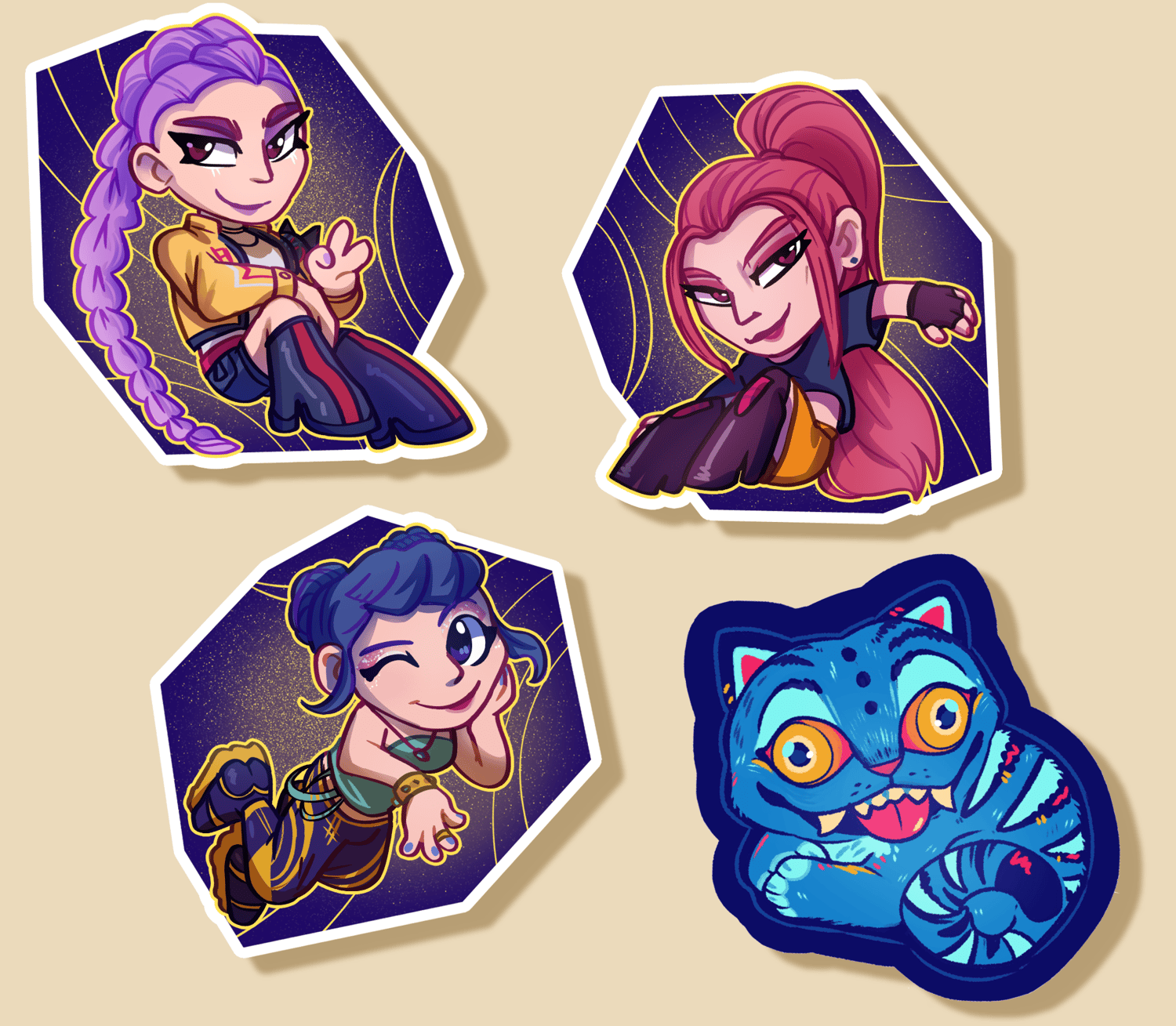 KPOP Demon Hunter Stickers