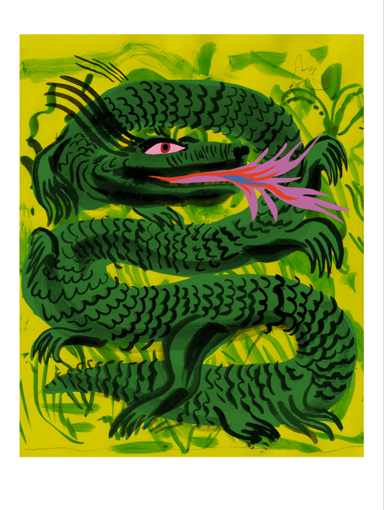 Image of "Dragedans" ("Dragons Dance")- Small version