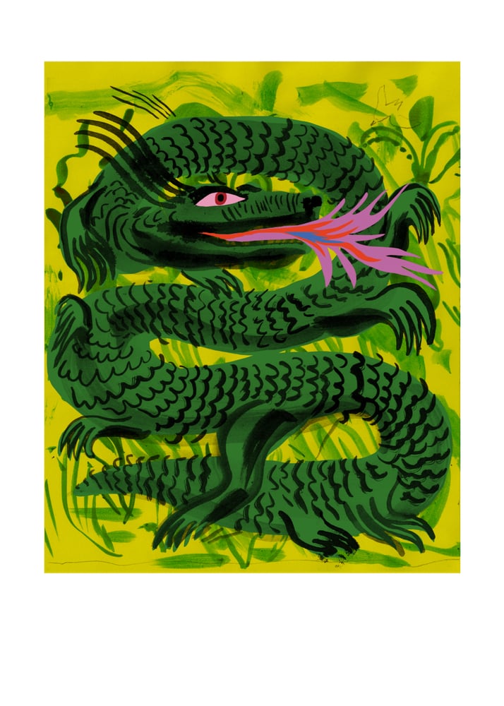 Image of "Dragedans" ("Dragons Dance")- Large Version