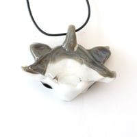 Image 4 of Raccoon Glass Pendant