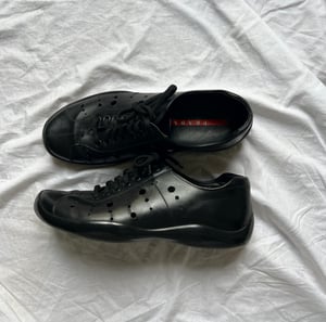 Prada 2000's Punch Holes Sneakers - Size 10