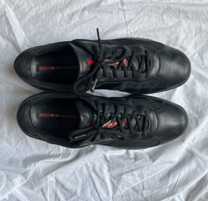 Prada Slim America Cups Black Sneakers - Size 9