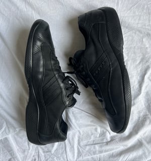 Prada Slim America Cups Black Sneakers - Size 9