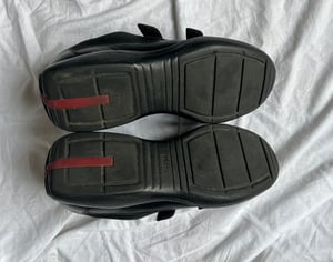 Prada Velcro America Cups Black Sneakers - Size  8,5