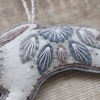 Image 3 of Winter Leaping Hare Decoration