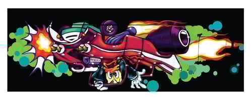 Image of Andy seize ‘Duck in the Fast Lane’.  