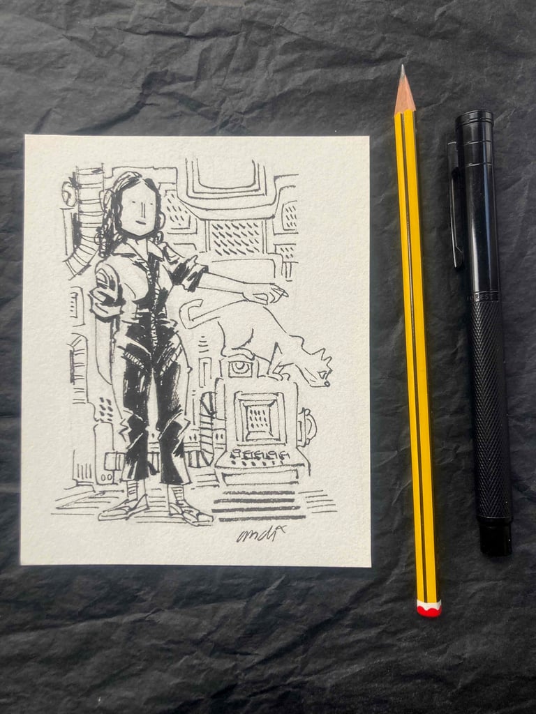 Ripley and ship's cat Image 4