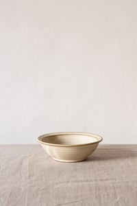 Image 1 of  rimmed bowl-small / white